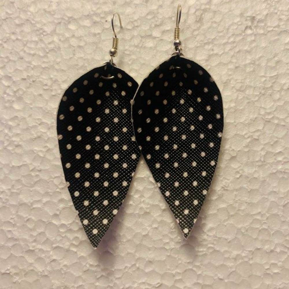 Homemade Leather Earrings
